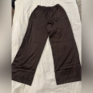 Abercrombie pull-on satin pants